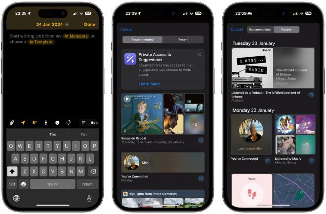 Moments from the Journaling Suggestions API