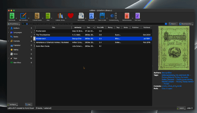 calibre workflow for kfx conversion.