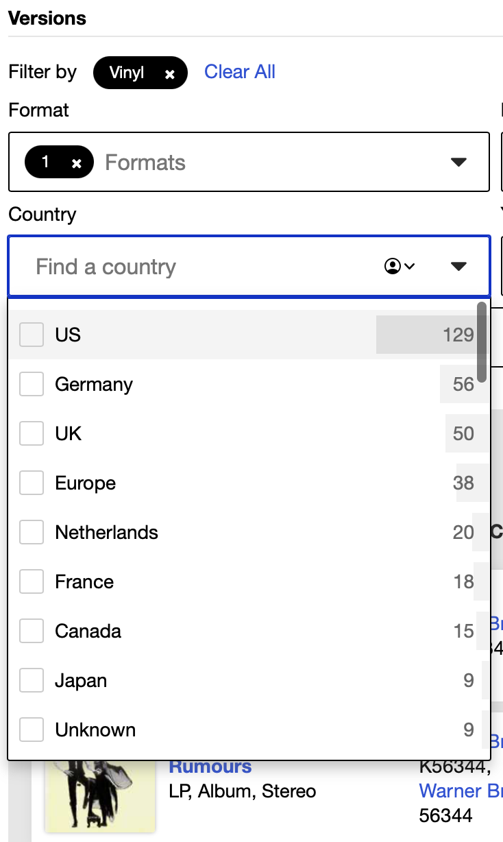 Fleetwood Mac Rumours on Discogs